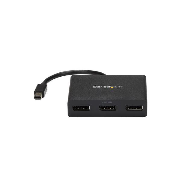 StarTech.com Splitter multi-écrans Mini DisplayPort vers 3x DisplayPort - Hub MST à 3 ports - Répartiteur Mini DP 1.2 vers 3x DP - Répartiteur video - 3 x DisplayPort - de bureau - AC 100/230 V - pour P/N: SVA5N3NEUA