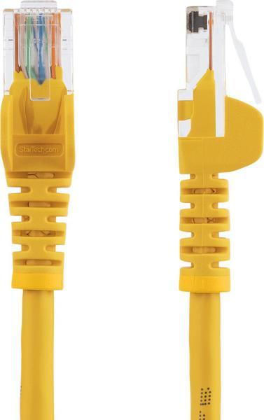 StarTech.com Câble réseau Cat5e UTP sans crochet de 2 m - Cordon Ethernet RJ45 anti-accroc - Câble patch - M/M - Jaune - Cordon de raccordement - RJ-45 (M) pour RJ-45 (M) - 2 m - UTP - CAT 5e - moulé, sans crochet - jaune