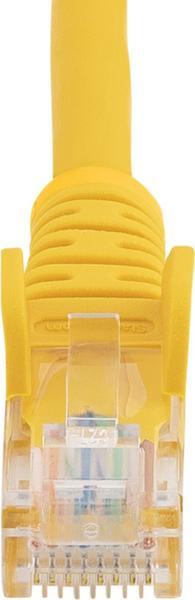 StarTech.com Câble réseau Cat5e UTP sans crochet de 2 m - Cordon Ethernet RJ45 anti-accroc - Câble patch - M/M - Jaune - Cordon de raccordement - RJ-45 (M) pour RJ-45 (M) - 2 m - UTP - CAT 5e - moulé, sans crochet - jaune