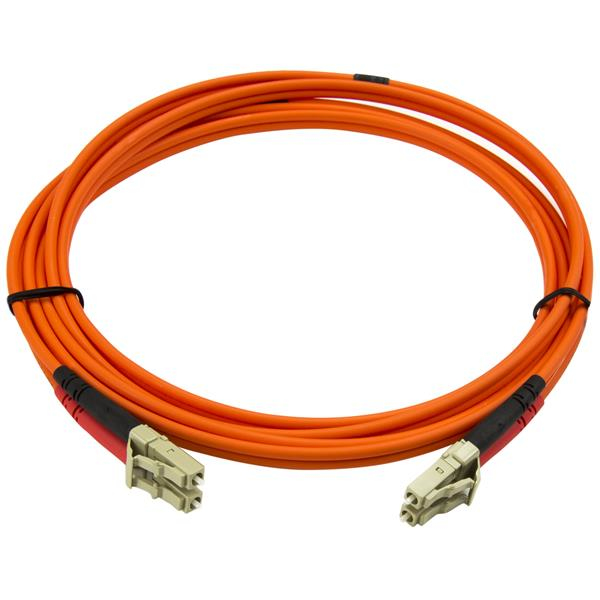 StarTech.com Câble fibre optique duplex multimode 50/125 OM2 de 2 m - LC vers LC - LSZH - Orange - Câble réseau - LC multi-mode (M) pour LC multi-mode (M) - 2 m - fibre optique - duplex - 50 / 125 microns - pour P/N: GLCLHSMDSTTA, GLCSXMMDST, GLCSXMMDSTT,