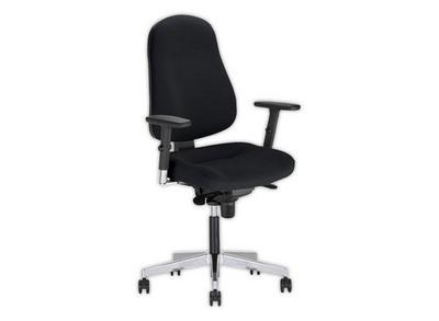 1 Siège Bizzi synchrone accotoirs inclus- noir