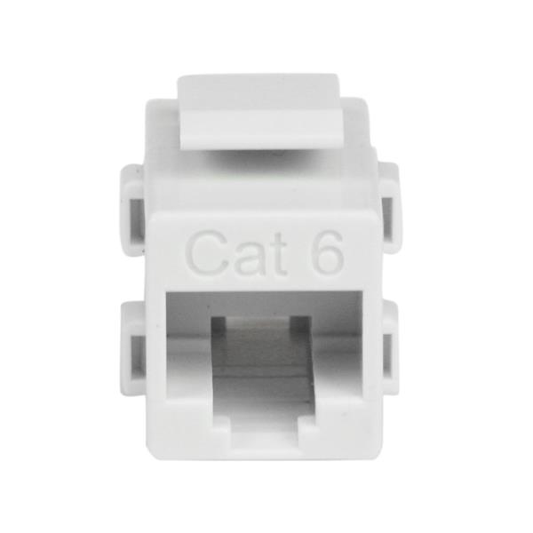 StarTech.com Coupleur RJ45 de type Keystone Jack Cat6 F/F - Blanc - Coupleur réseau - RJ-45 (F) pour RJ-45 (F) - CAT 6 - blanc