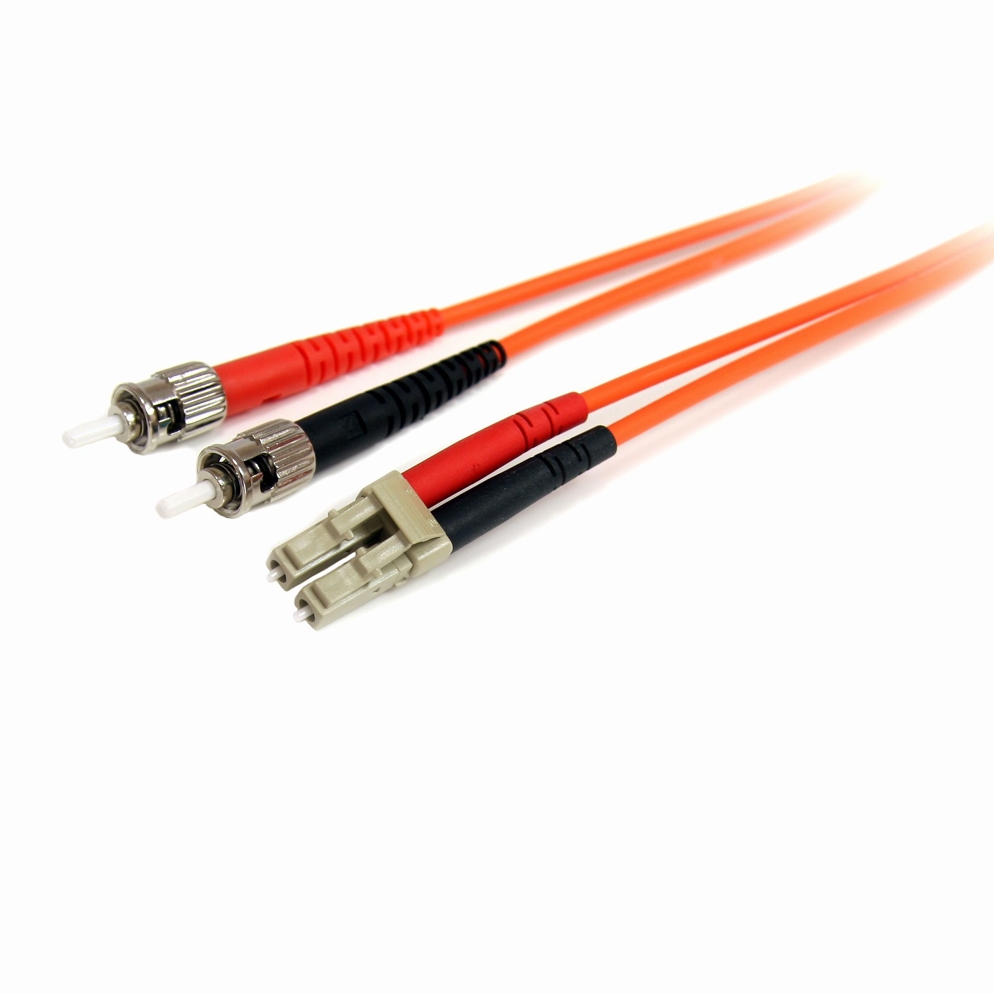 StarTech.com Câble patch à fibre optique duplex 62,5/125 multimode 1 m LC - ST - Cordon de raccordement - LC multi-mode (M) pour ST multi-mode (M) - 1 m - fibre optique - duplex - 62,5 / 125 microns - orange