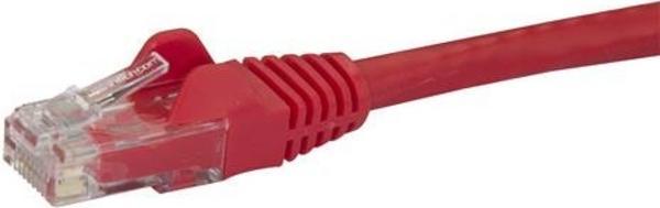 StarTech.com Câble réseau Cat6 Gigabit UTP sans crochet de 2m - Cordon Ethernet RJ45 anti-accroc - Câble patch Mâle / Mâle - Rouge - Cordon de raccordement - RJ-45 (M) pour RJ-45 (M) - 2 m - UTP - CAT 6 - sans crochet - rouge