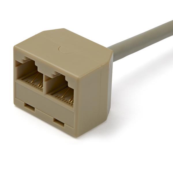 StarTech.com Splitter RJ45 - Cat5 / Cat 5e - Répartiteur Ethernet 2 vers 1 - 1x RJ45 (M) 2x RJ45 (F) - Adaptateur RJ45 - Doubleur Ethernet - Répartiteur de réseau - RJ-45 (M) pour RJ-45 (F)