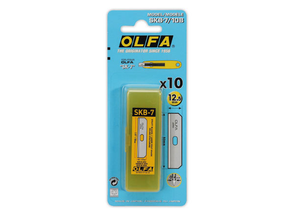 1 10 lames OLFA  - 12,5 mm