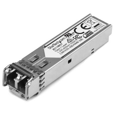 StarTech.com SFP fibre - 1000Base-SX - Module SFP fibre optique - Gigabit - Compatible HP JD118B - Multimode LC - 550 m - Module transmetteur SFP (mini-GBIC) (équivalent à : HP JD118B) - 1GbE - 1000Base-SX - LC multi-mode - jusqu'à 550 m - 850 nm