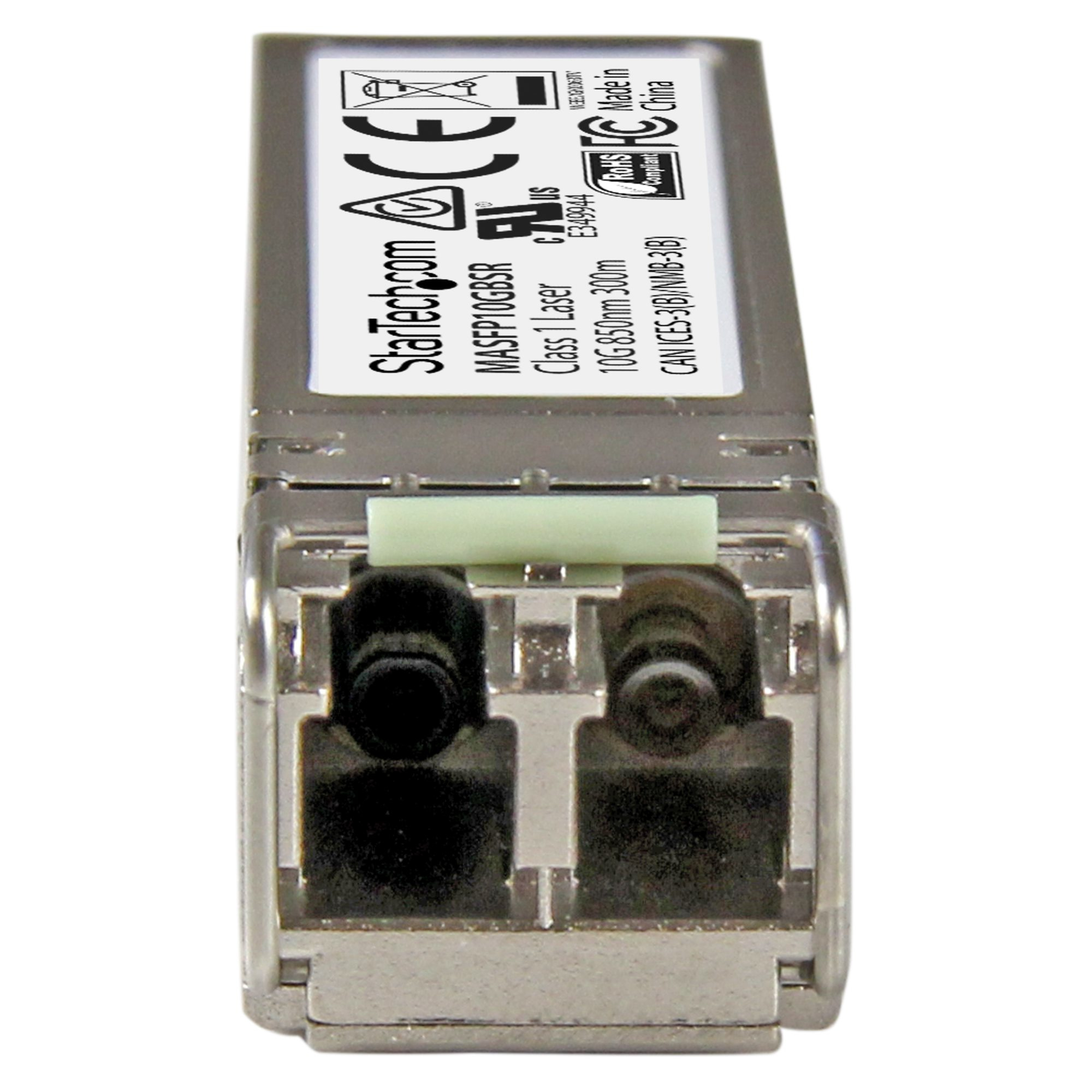 StarTech.com SFP+ à fibre optique 10 Gb Cisco Meraki MA-SFP-10GB-SR - Module transmetteur SFP+ (équivalent à : Cisco Meraki MA-SFP-10GB-SR) - 10GbE - 10GBase-SR - LC multi-mode - jusqu'à 300 m - 850 nm