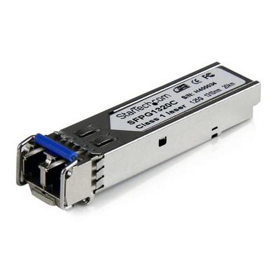 StarTech.com Module transceiver SFP Mini-GBIC fibre optique monomode LC Gigabit DDM, compatible Cisco - Émetteur-récepteur SFP 1310nm 20km - Module transmetteur SFP (mini-GBIC) - 1GbE - 1000Base-LH - mode unique LC - jusqu'à 20 km - 1310 nm - pour P/N: ET