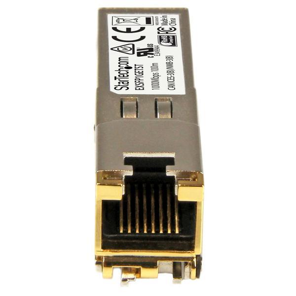 StarTech.com SFP RJ45 - 1000Base-T - Module SFP cuivre - Gigabit - Compatible Juniper EX-SFP-1GE-T - SFP 1G - Mini-GBIC - 100 m - Module transmetteur SFP (mini-GBIC) (équivalent à : Juniper EX-SFP-1GE-T) - 1GbE - 1000Base-T - RJ-45 - jusqu'à 100 m