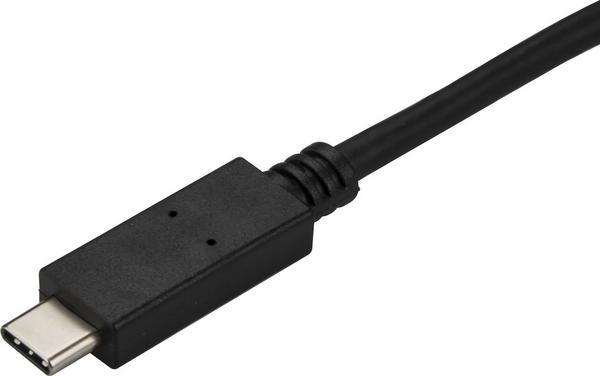 StarTech.com Câble adaptateur USB-C vers DisplayPort 4K 60 Hz de 3 m - Câble USB Type-C vers DP en noir - Adaptateur vidéo externe - STM32F072CBU6 - USB-C - DisplayPort - noir