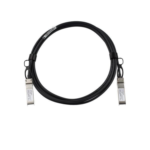 StarTech.com Câble SFP+ à connexion directe de 3 m - Compatible avec Juniper EX-SFP-10GE-DAC-5M - Cordon SFP+ 10G - Câble twinax passif - Câble d'attache directe 10GBase - SFP+ verrouillé pour SFP+ verrouillé - 3 m - twinaxial - SFF-8431/SFF-8432 - passif