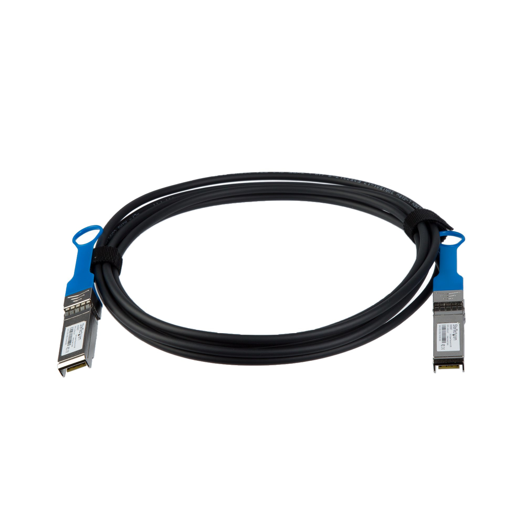 StarTech.com Câble SFP+ à connexion directe de 3 m - Compatible avec HP J9283B - Cordon SFP+ 10G - Câble Twinax passif - Câble DAC - Câble d'attache directe 10GBase - SFP+ (M) verrouillé pour SFP+ (M) verrouillé - 3 m - twinaxial - SFF-8431/SFF-8432 - pas