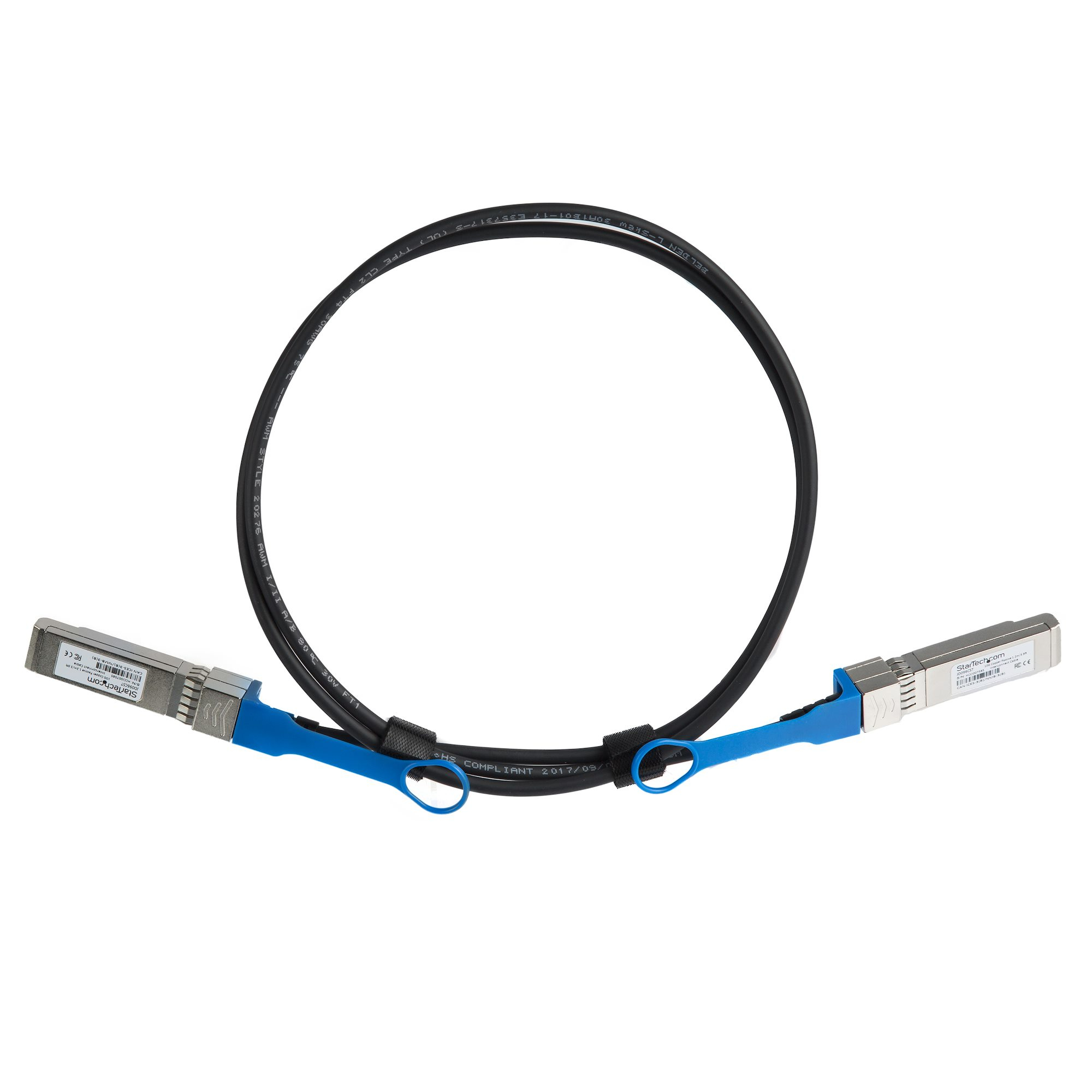 StarTech.com Câble SFP+ à connexion directe de 1,2 m - Compatible avec HP JD096C - Cordon SFP+ 10G - Câble Twinax passif - Câble DAC - Câble d'attache directe 10GBase - SFP+ verrouillé pour SFP+ verrouillé - 1.2 m - twinaxial - SFF-8431/SFF-8432 - passif