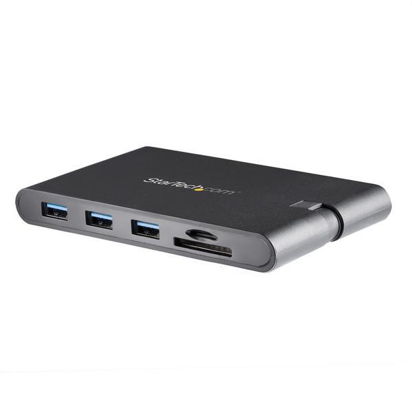 StarTech.com Adaptateur multiport USB-C avec HDMI et VGA - Lecteur SD - Station d'accueil - USB-C - HDMI, VGA - 1GbE