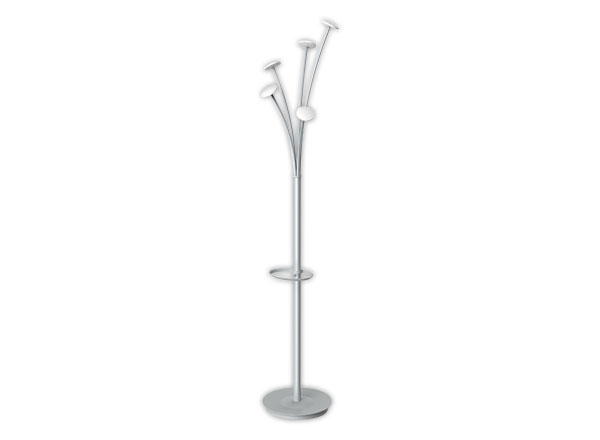 1 Portemanteau Festy ALBA patères couleur blanc corps gris H 1,87 m