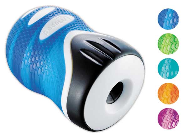 1 Taille-crayons manuel MAPED Clean Grip- 1 usage avec réservoir