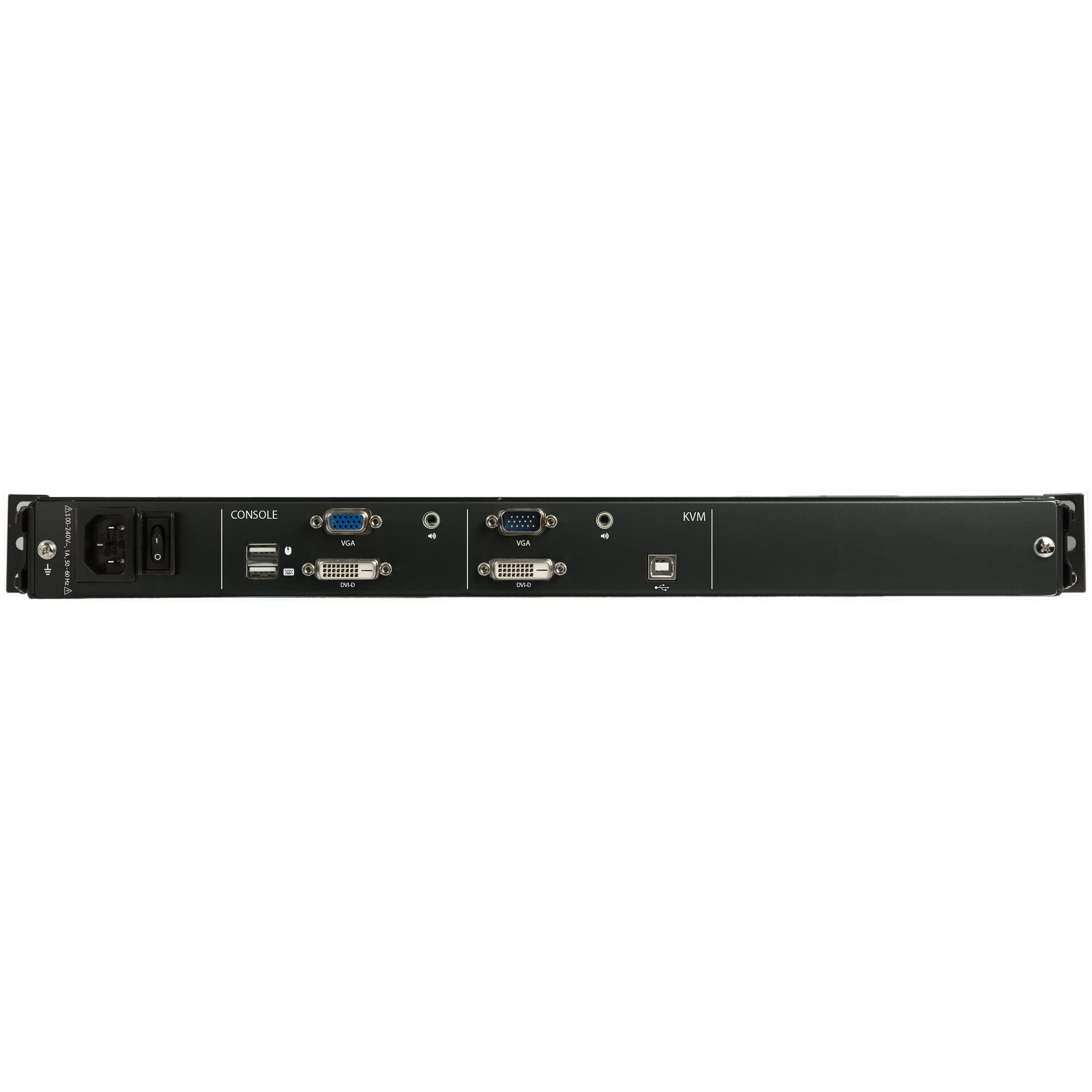 StarTech.com Console LCD de 17,3" 1080p HD à montage en rack 1U avec clavier américain - Interface VGA - Câble KVM inclus - Console KVM avec commutateur KVM - 1 ports - USB - 17.3" - rack-montable - 1920 x 1080 Full HD (1080p) @ 60 Hz - 250 cd/m² - 650:1