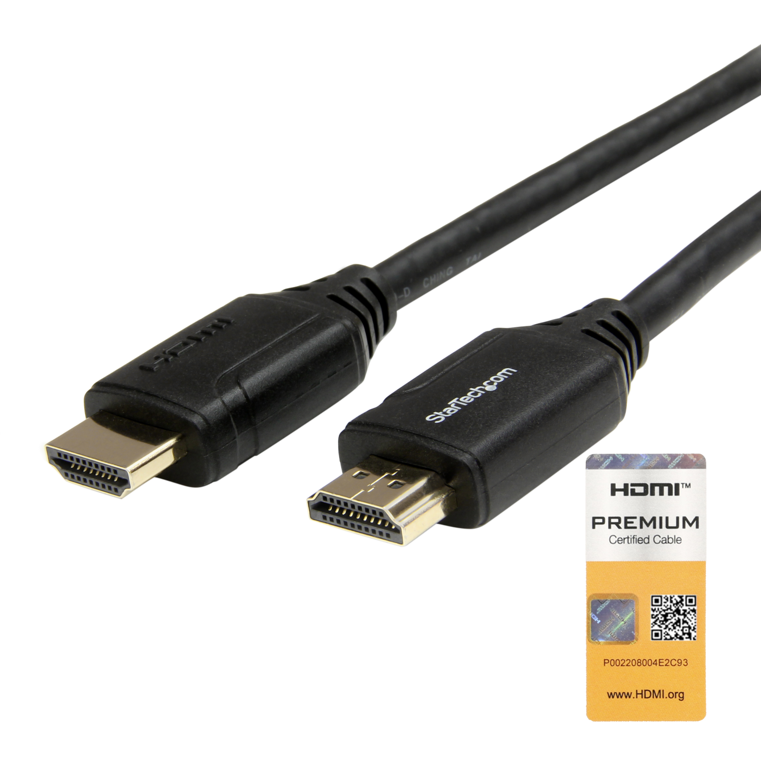 Ce câble HDMI haute vitesse avec Ethernet résiste aux exigences quotidiennes de connexion de vos appareils HDMI. Testé pour résister à l''usure d''une utilisation quotidienne, ce câble robuste convient aussi bien aux professionnels qu''aux particuliers.Co