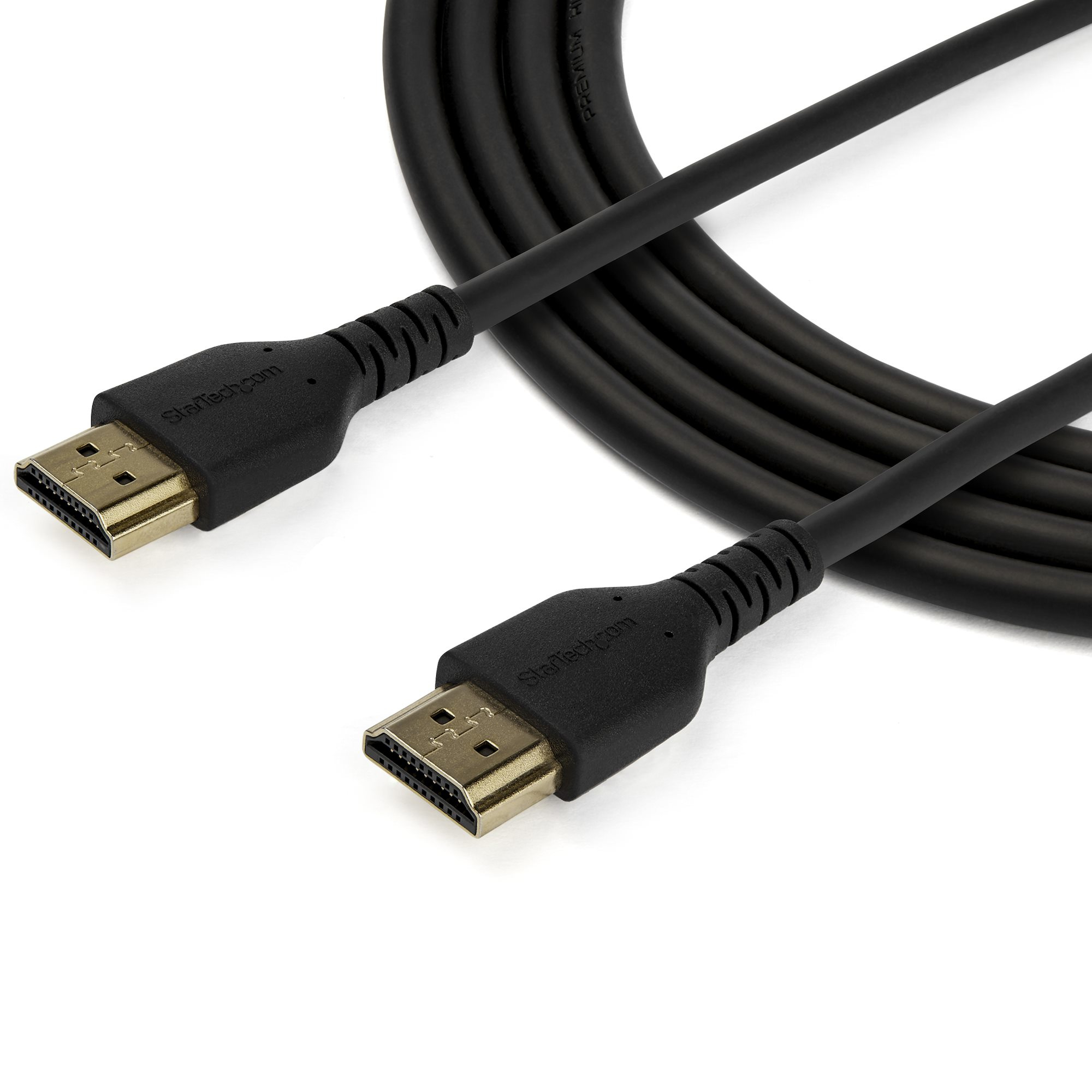 Ce câble HDMI haute vitesse avec Ethernet résiste aux exigences quotidiennes de connexion de vos appareils HDMI. Testé pour résister à l''usure d''une utilisation quotidienne, ce câble robuste convient aussi bien aux professionnels qu''aux particuliers.Co