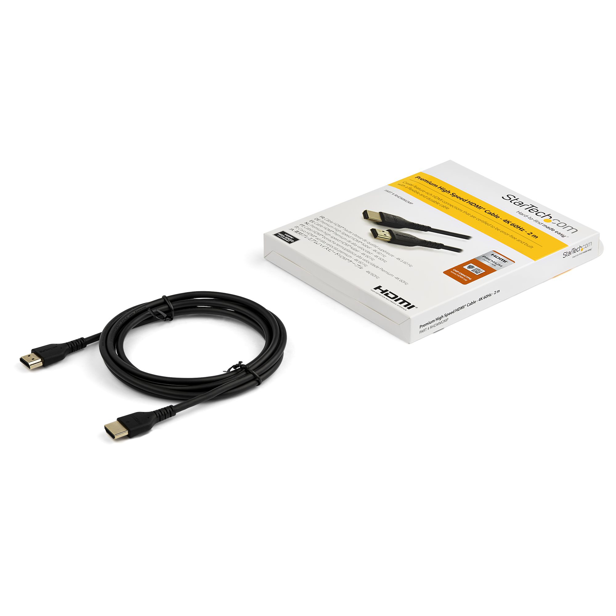 Ce câble HDMI haute vitesse avec Ethernet résiste aux exigences quotidiennes de connexion de vos appareils HDMI. Testé pour résister à l''usure d''une utilisation quotidienne, ce câble robuste convient aussi bien aux professionnels qu''aux particuliers.Co