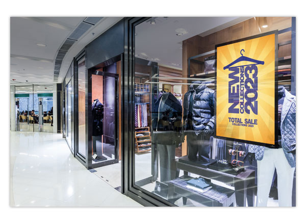 1 Pochette adhésive de signalisation Duraframe - A2 - cadre Noir