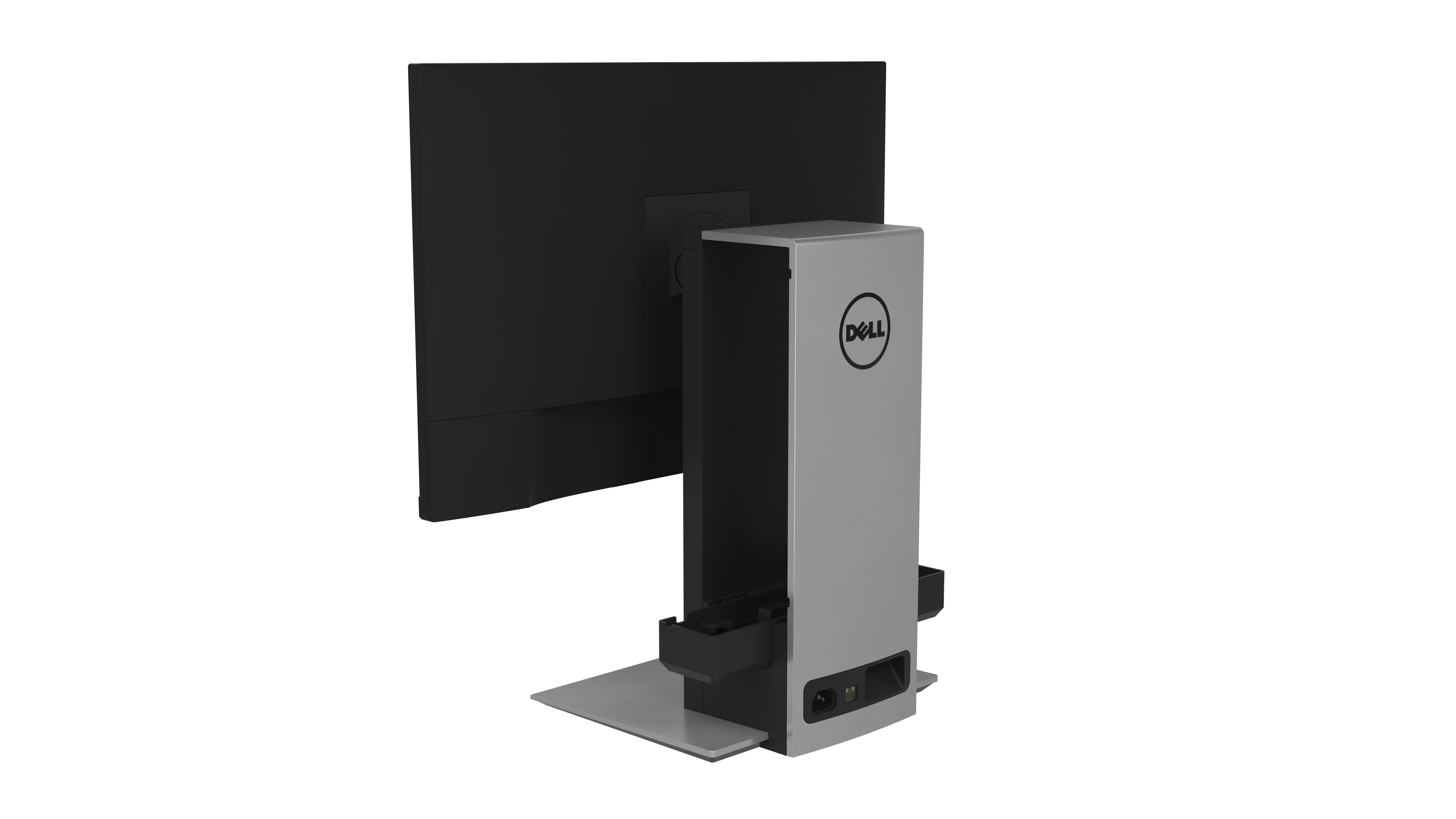 Dell OSS21 - Support pour moniteur/ordinateur de bureau - 19"-27" - argent platine