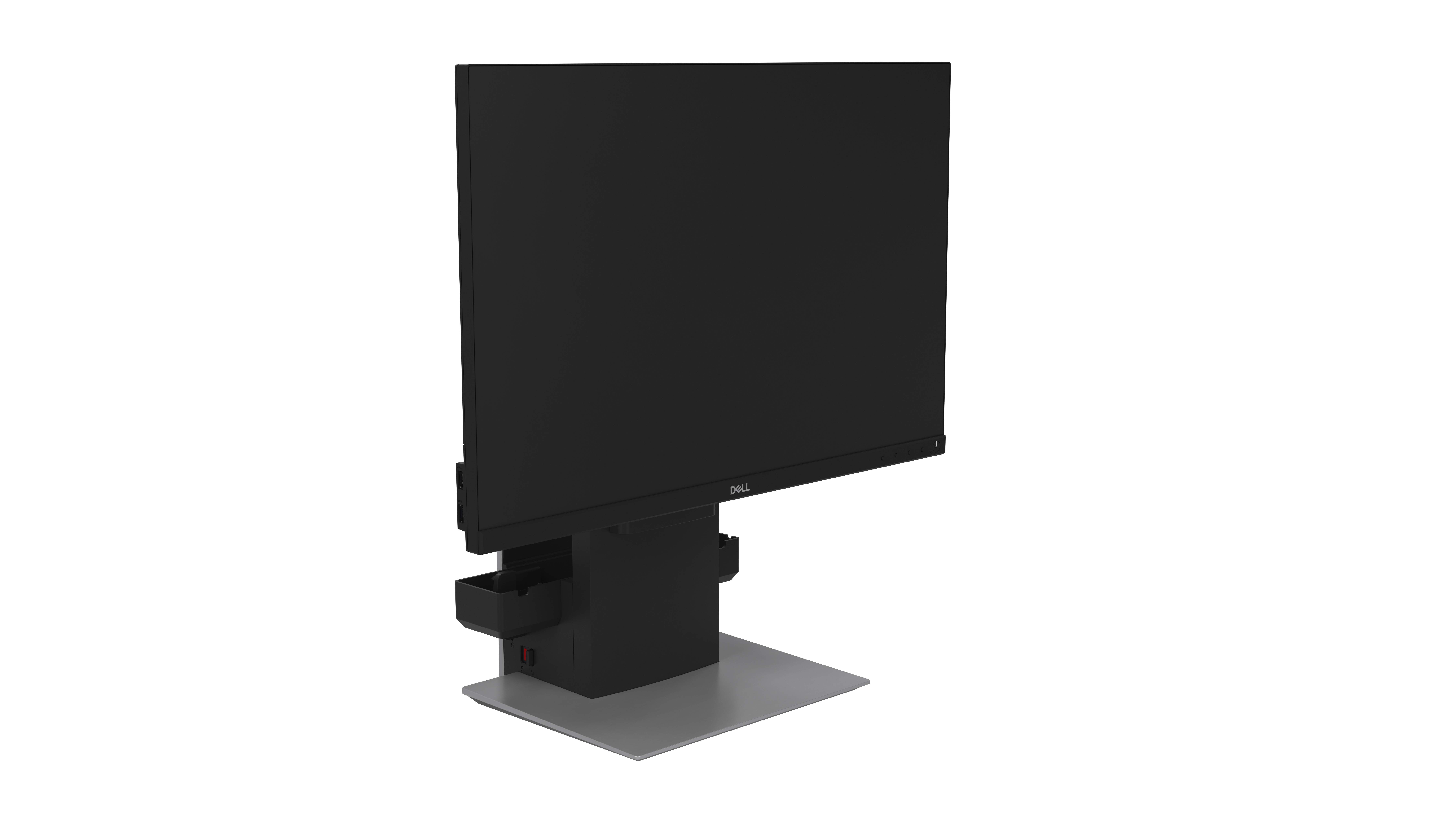 Dell OSS21 - Support pour moniteur/ordinateur de bureau - 19"-27" - argent platine