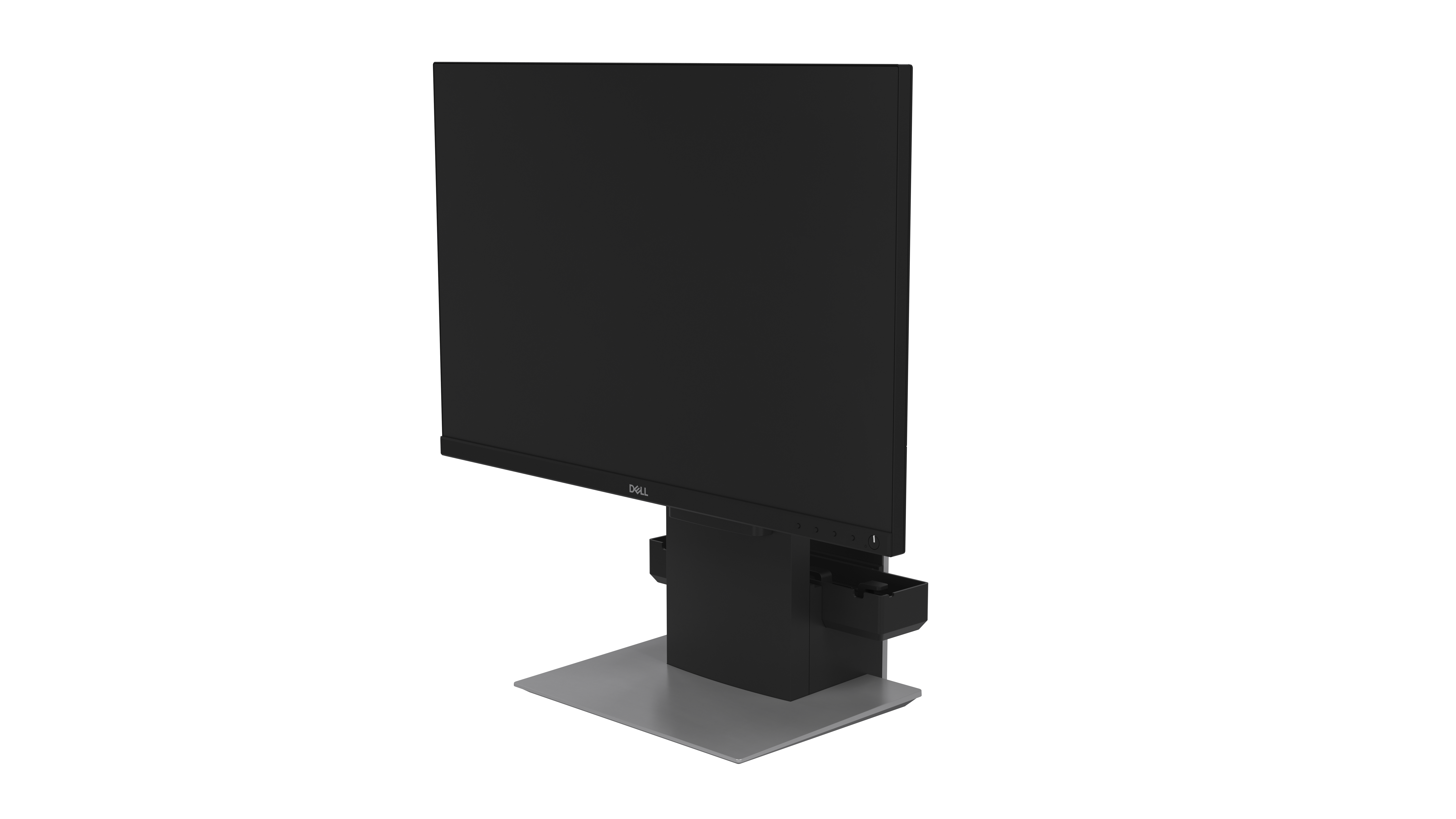 Dell OSS21 - Support pour moniteur/ordinateur de bureau - 19"-27" - argent platine