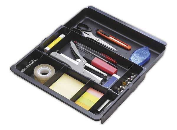 1 Organiseur trieur modulable pour tiroir,  L 29,8 x P 24,6 x H 3,6 cm