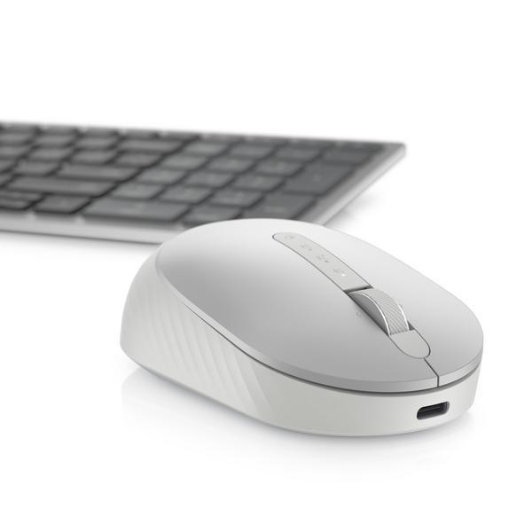 Dell Premier MS7421W - Souris - optique - 7 boutons - sans fil - 2.4 GHz, Bluetooth 5.0 - argent platine - avec 3 years NBD Advance Exchange