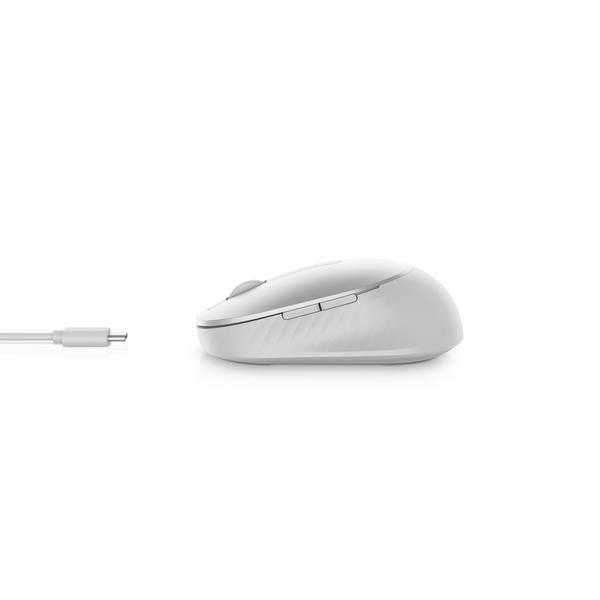 Dell Premier MS7421W - Souris - optique - 7 boutons - sans fil - 2.4 GHz, Bluetooth 5.0 - argent platine - avec 3 years NBD Advance Exchange
