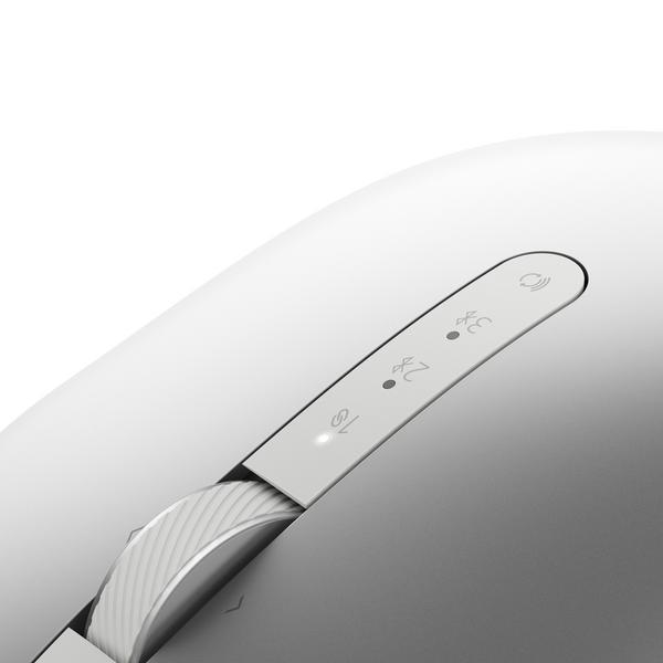 Dell Premier MS7421W - Souris - optique - 7 boutons - sans fil - 2.4 GHz, Bluetooth 5.0 - argent platine - avec 3 years NBD Advance Exchange