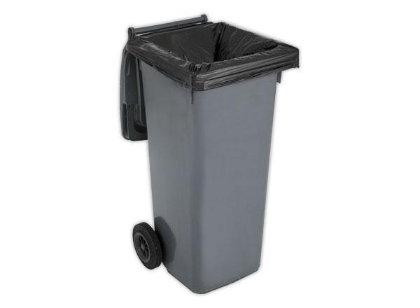 1 Carton de 100 Housses pour containers 240 litres