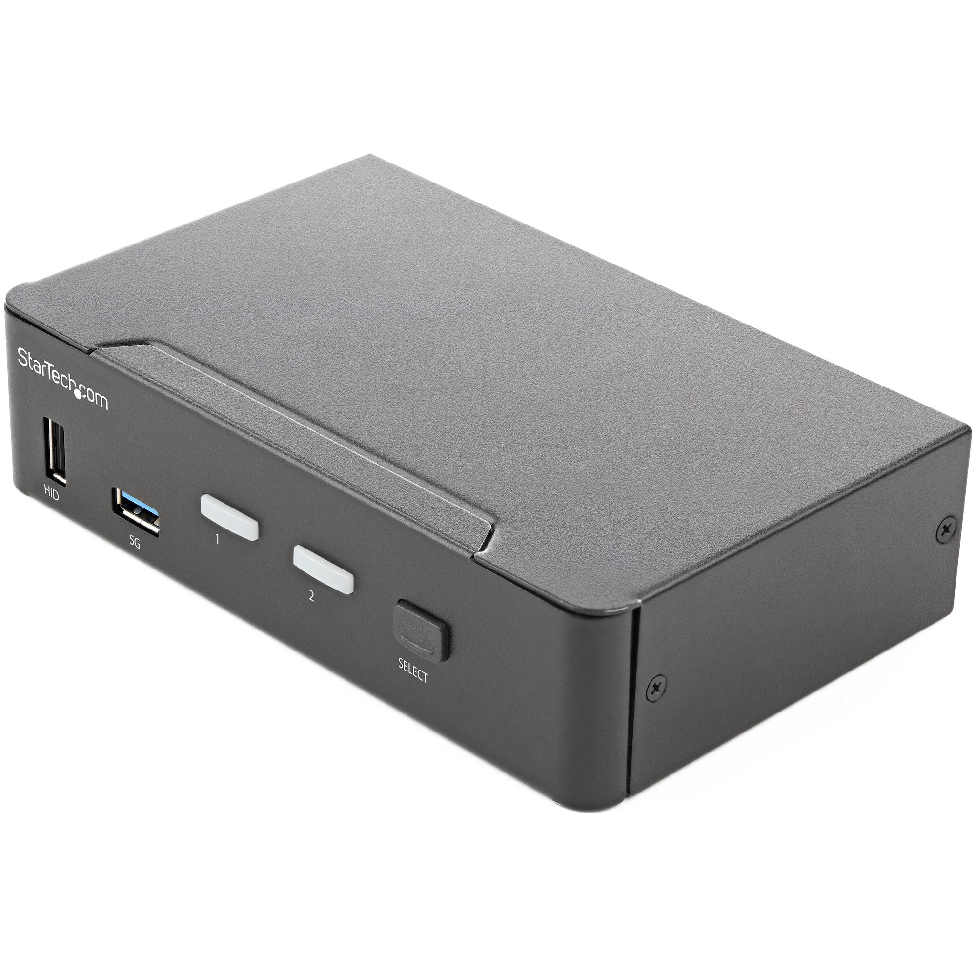 StarTech.com Commutateur KVM HDMI à 2 Ports - Moniteur Unique 4K 60Hz Ultra HDR - KVM de Bureau HDMI 2.0 avec Hub USB 3.0 (5Gbps) et 4x USB 2.0 HID, Audio - Commutation par Touches - TAA (SV231HU34K6) - Commutateur écran-clavier-souris/audio - 2 x KVM / a