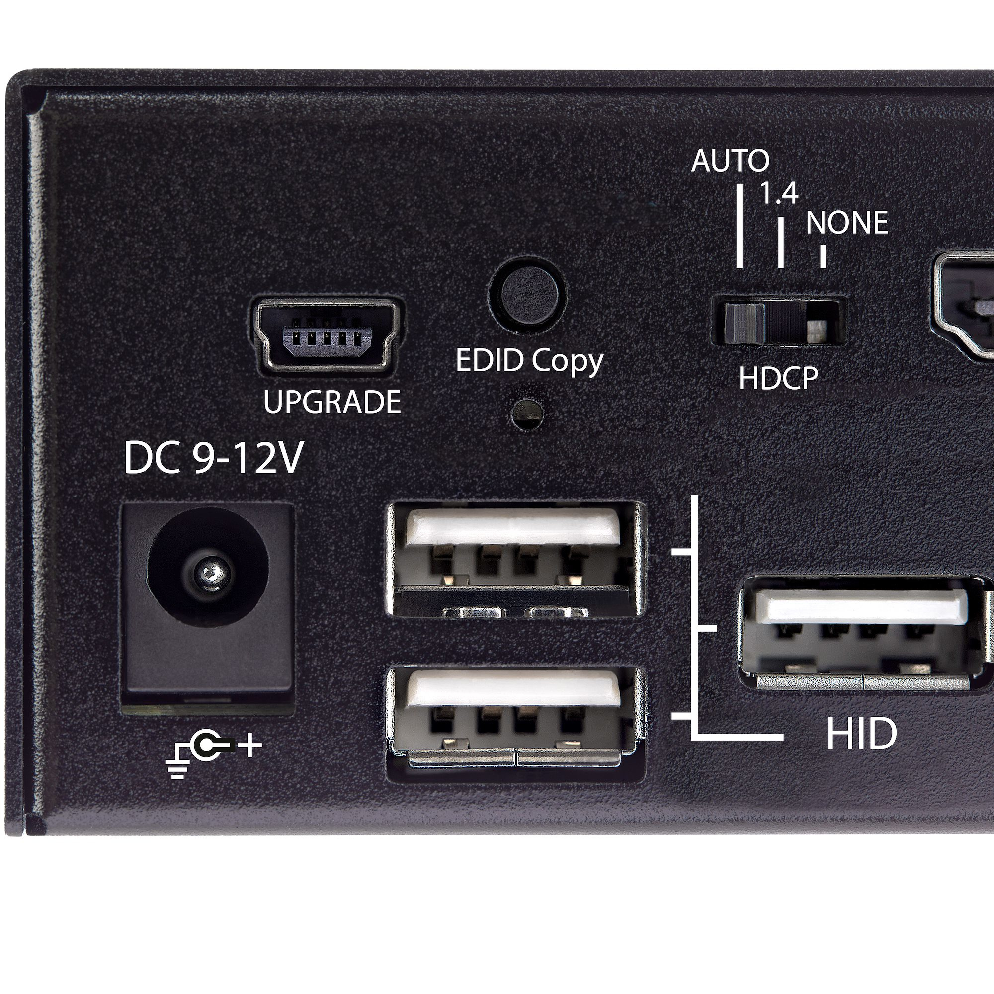 StarTech.com Commutateur KVM HDMI à 2 Ports - Moniteur Unique 4K 60Hz Ultra HDR - KVM de Bureau HDMI 2.0 avec Hub USB 3.0 (5Gbps) et 4x USB 2.0 HID, Audio - Commutation par Touches - TAA (SV231HU34K6) - Commutateur écran-clavier-souris/audio - 2 x KVM / a