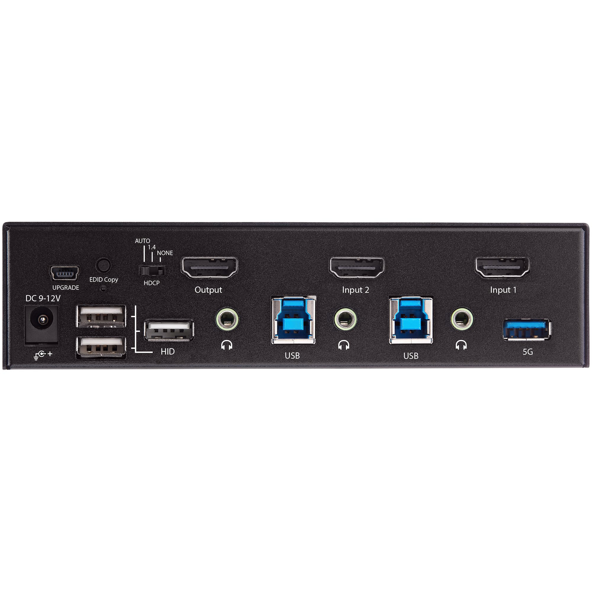 StarTech.com Commutateur KVM HDMI à 2 Ports - Moniteur Unique 4K 60Hz Ultra HDR - KVM de Bureau HDMI 2.0 avec Hub USB 3.0 (5Gbps) et 4x USB 2.0 HID, Audio - Commutation par Touches - TAA (SV231HU34K6) - Commutateur écran-clavier-souris/audio - 2 x KVM / a