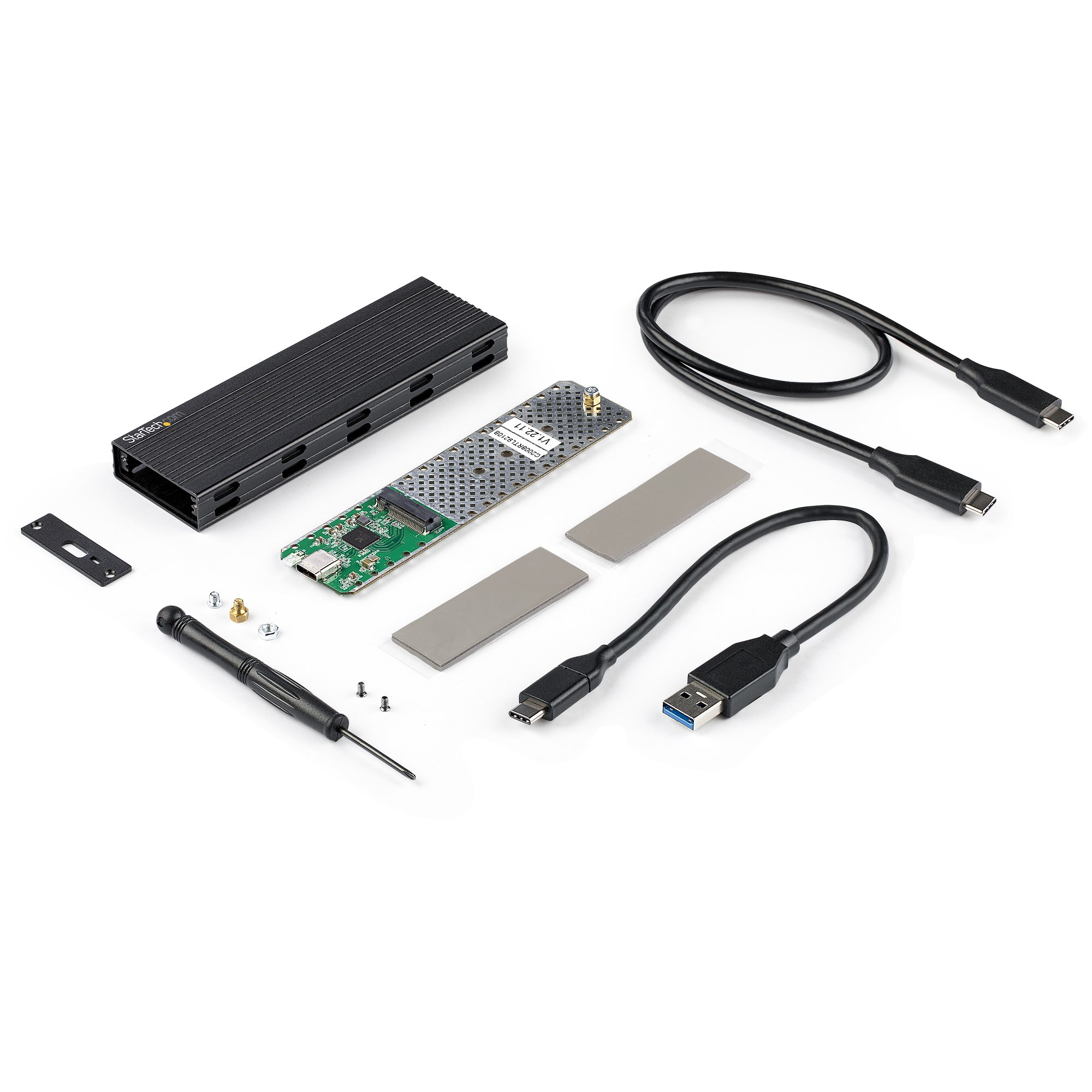<p>Transformez votre SSD PCIe M.2 NVMe ou SATA AHCI M.2 en une solution de stockage externe USB hautement portable. Ce boîtier est doté d'un port USB 3.2 Gen 2x1 (10 Gbit/s) avec prise en charge UASP et PCIe 3.0 offrant des vitesses de transfert de donnée