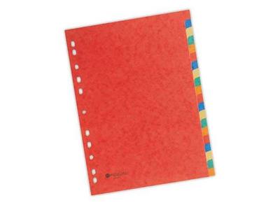 1 Jeu d'intercalaires FIDUCIAL carte 3/10è format A4 - 20 touches
