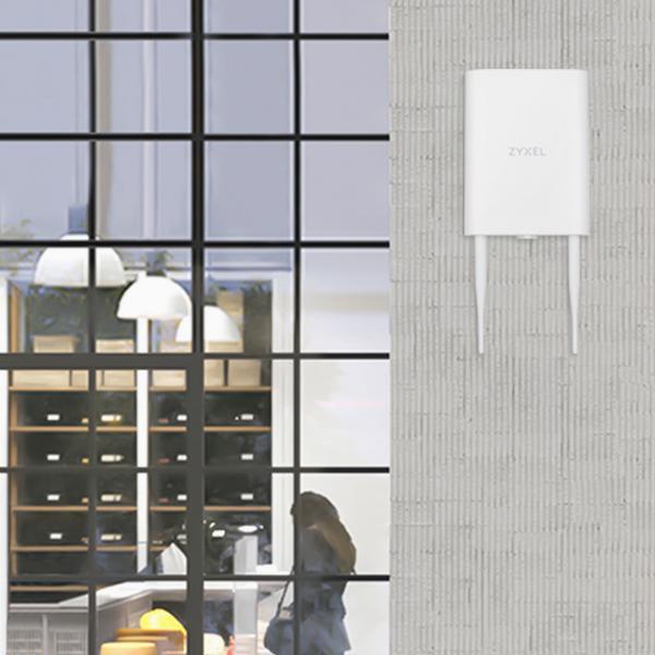 Zyxel NWA55AXE - Borne d'accès sans fil - Wi-Fi 6 - 2.4 GHz, 5 GHz - géré par le Cloud
