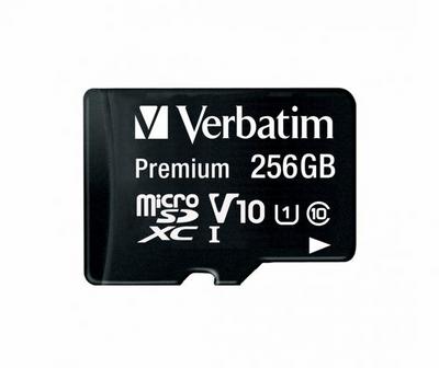 Verbatim Premium - Carte mémoire flash (adaptateur SD inclus(e)) - 256 Go - UHS Class 1 / Class10 - microSDXC UHS-I