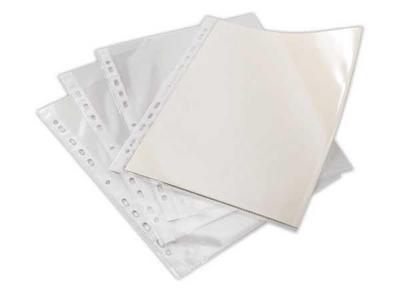 1 Boite de 100 Pochettes perforées FIDUCIAL en polypropylène 6,5/100e lisse