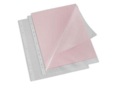 1 Boite de 100 Pochettes perforées FIDUCIAL ouverture2 cotés 7,5/100e
