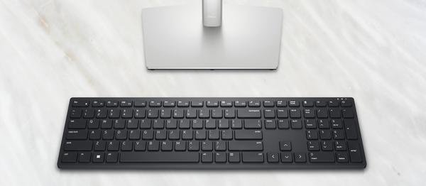 Dell KB500 - Clavier - sans fil - 2.4 GHz - AZERTY - Français - noir - avec 3 years NBD Advance Exchange