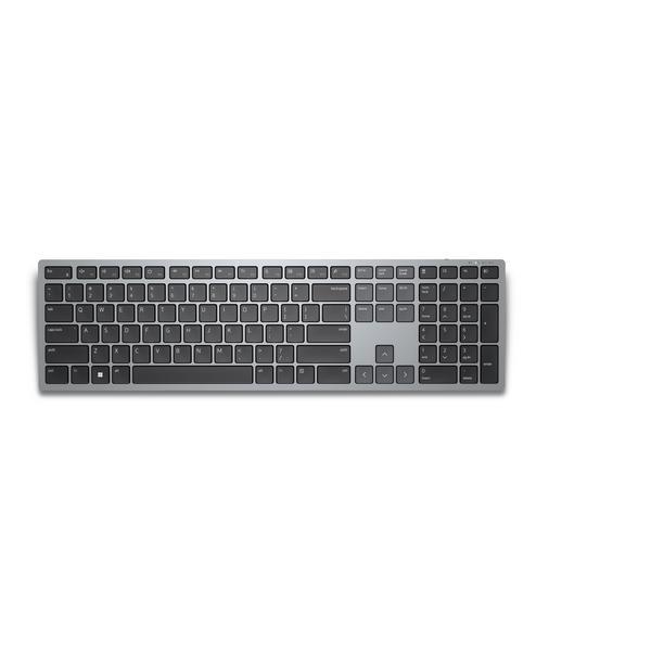 Dell Multi-Device KB700 - Clavier - sans fil - 2.4 GHz, Bluetooth 5.0 - AZERTY - Français - gris - avec 3 years NBD Advance Exchange