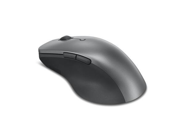 Lenovo Professional - Souris - ergonomique - bleu optique - 6 boutons - sans fil - Bluetooth 5.1 - gris orage