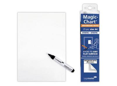 1 Rouleau de 25 feuilles Magic Chart notes A4