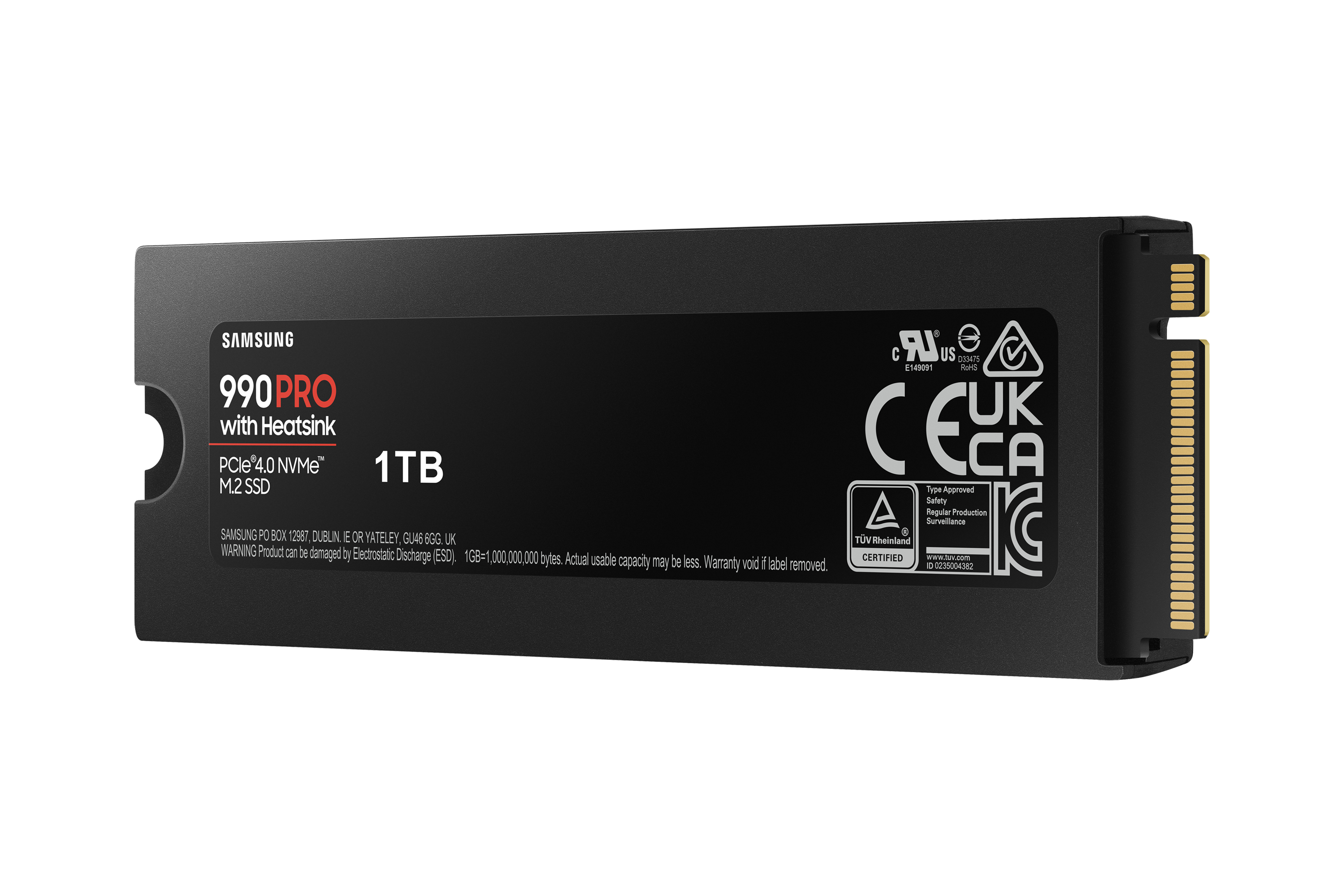 990 Pro M.2 NVMe 1TB + heatsink