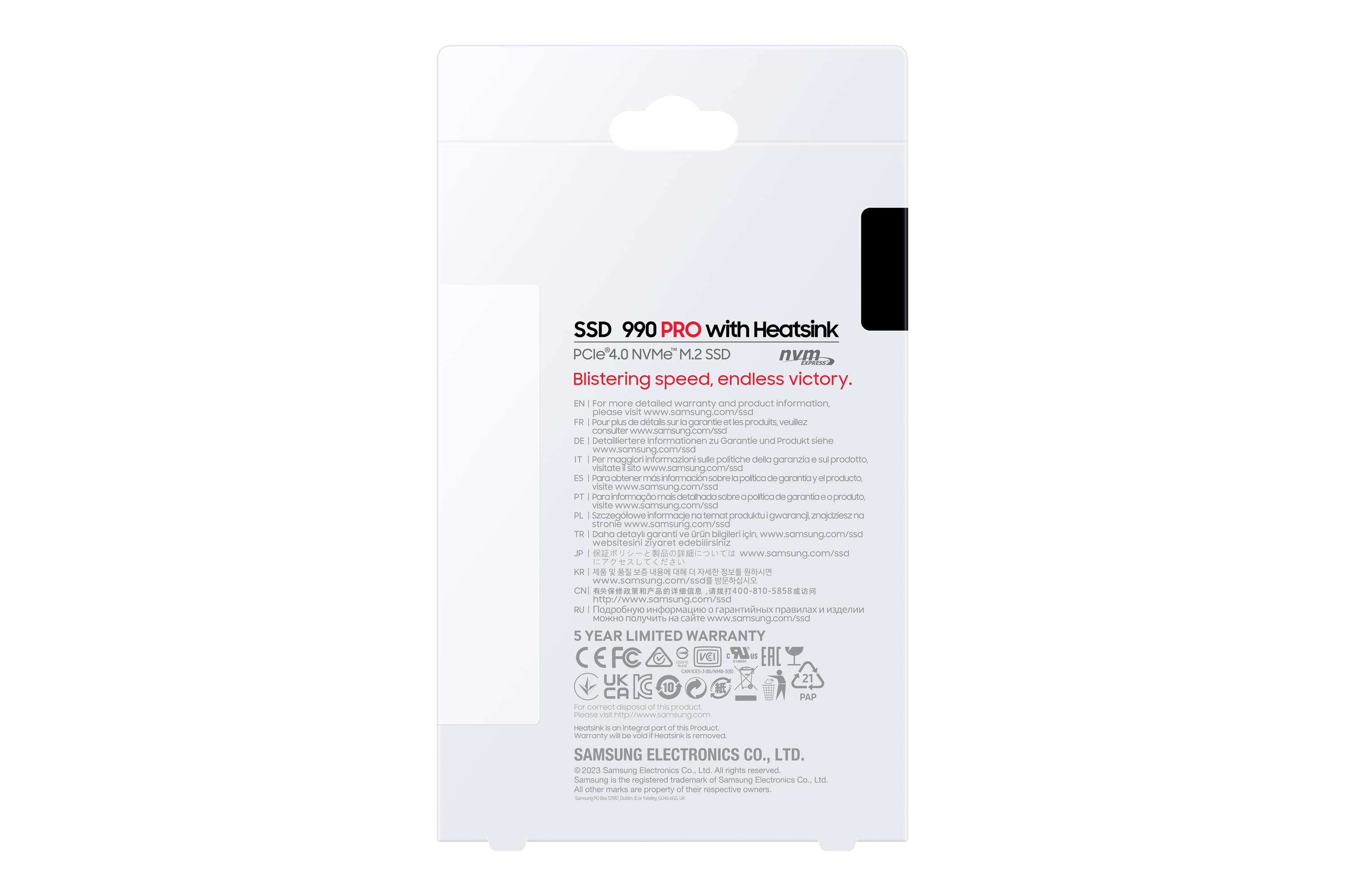 990 Pro M.2 NVMe 1TB + heatsink