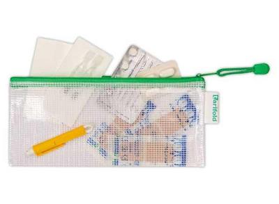 1 Sachet de 8 Pochettes souples armées ZIP - TARIFOLD -Chéquier